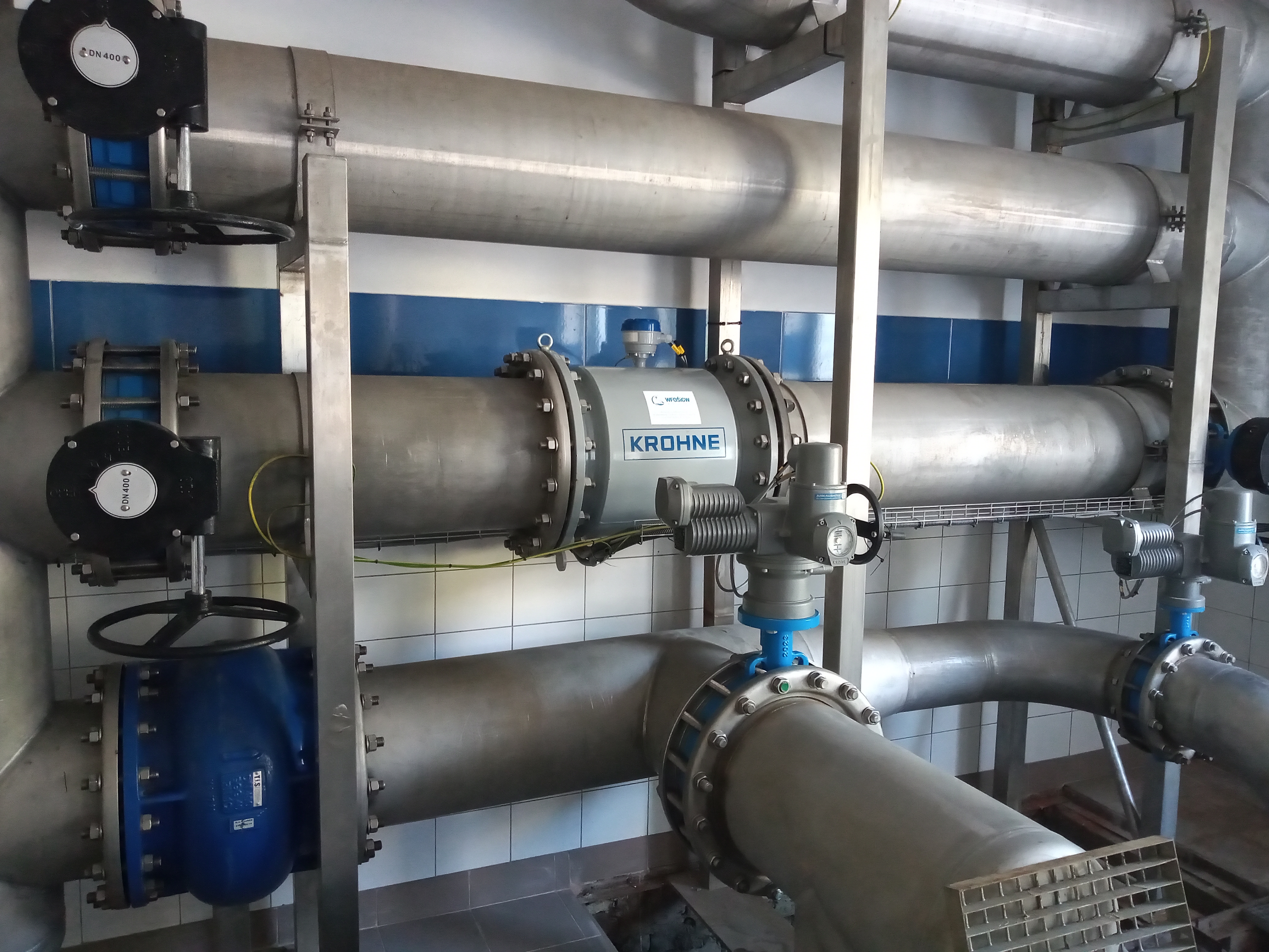 Nowe urządzenia zamontowane w przepompowni