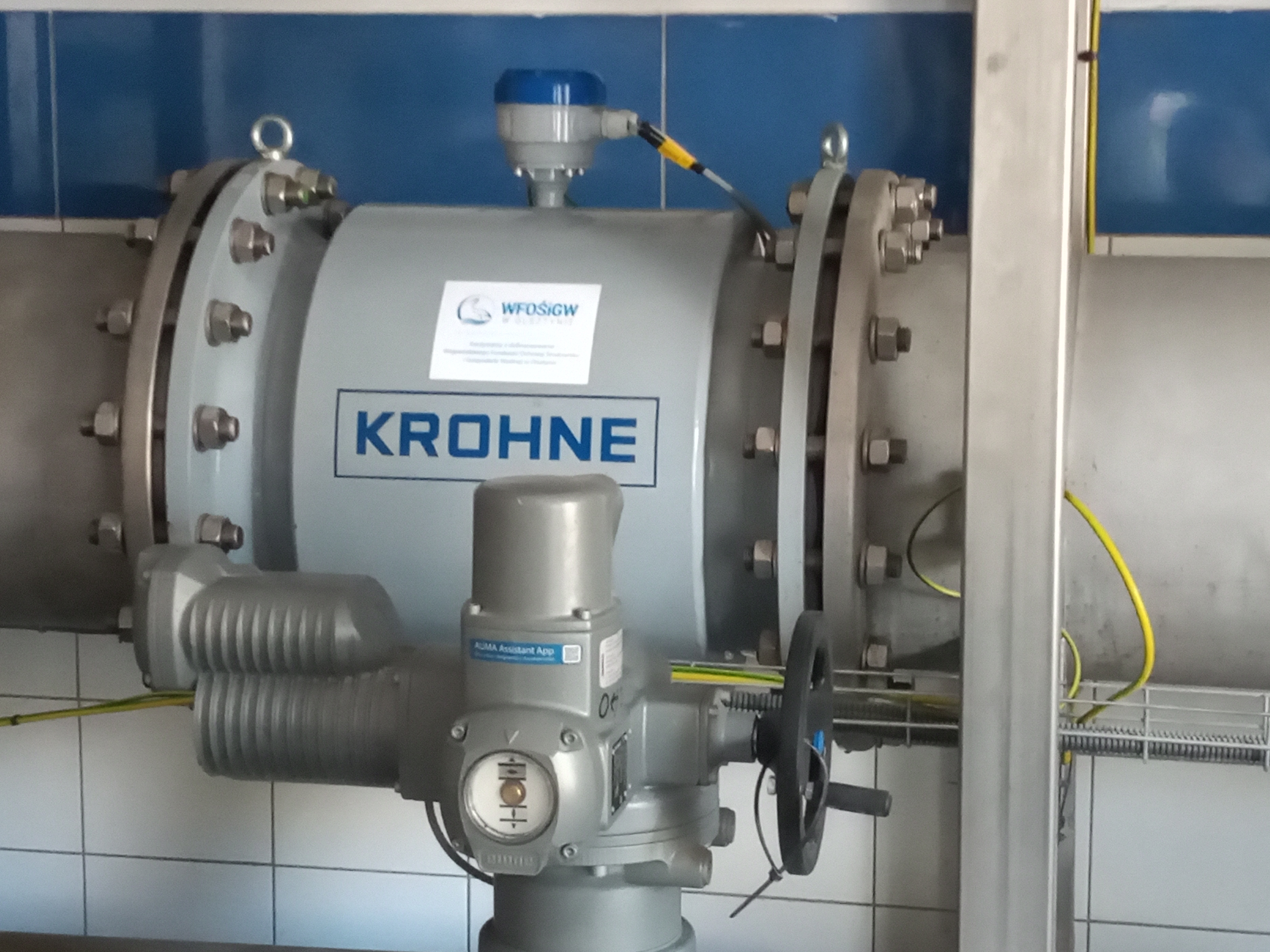 Nowe urządzenia zamontowane w przepompowni