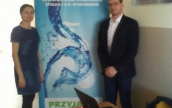 Stoisko Spółki podczas Dni otwarte ZSZ kwiecień 2019 r