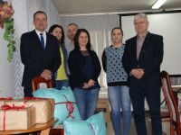 Zdjęcie pracowników zaangażowanych w akcję Szlachetna Paczka Grudzień 2017 r. 